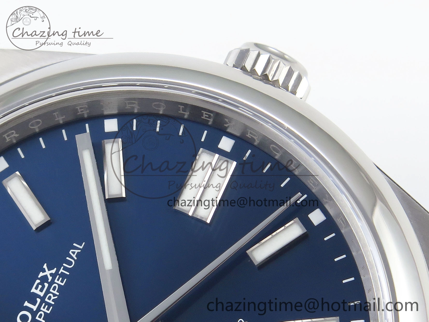 Oyster Perpetual 41mm 124300 Clean 1:1 Best Edition 904L Steel Blue Dial on SS Bracelet VR3230