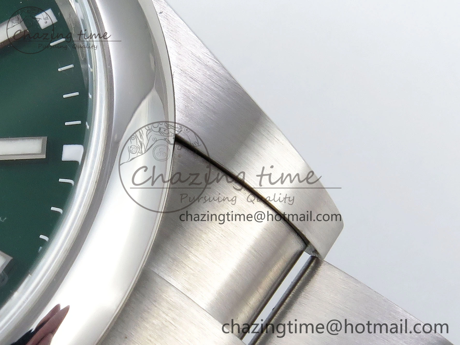 Oyster Perpetual 41mm 124300 Clean 1:1 Best Edition 904L Steel Green Dial on SS Bracelet VR3230