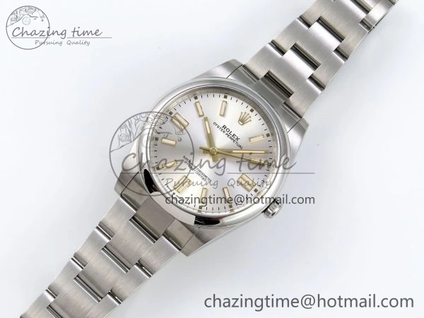 Oyster Perpetual 41mm 124300 Clean 1:1 Best Edition 904L Steel Sliver Dial on SS Bracelet VR3230