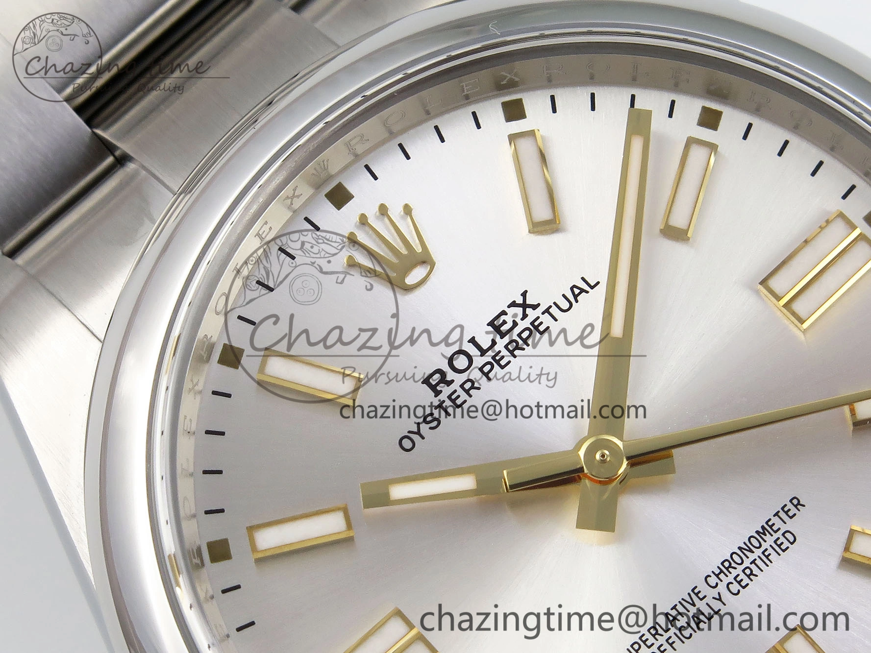 Oyster Perpetual 41mm 124300 Clean 1:1 Best Edition 904L Steel Sliver Dial on SS Bracelet VR3230