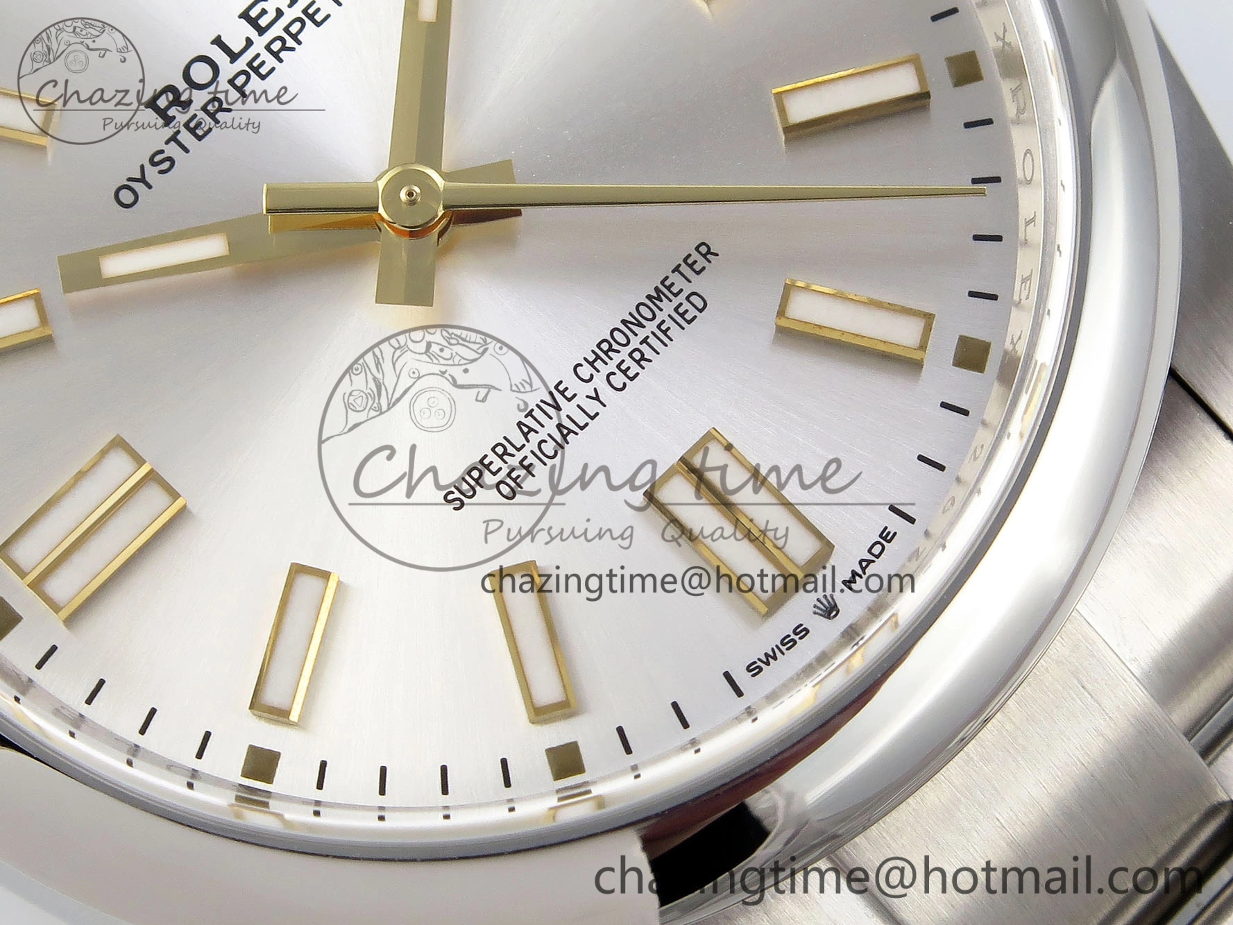 Oyster Perpetual 41mm 124300 Clean 1:1 Best Edition 904L Steel Sliver Dial on SS Bracelet VR3230
