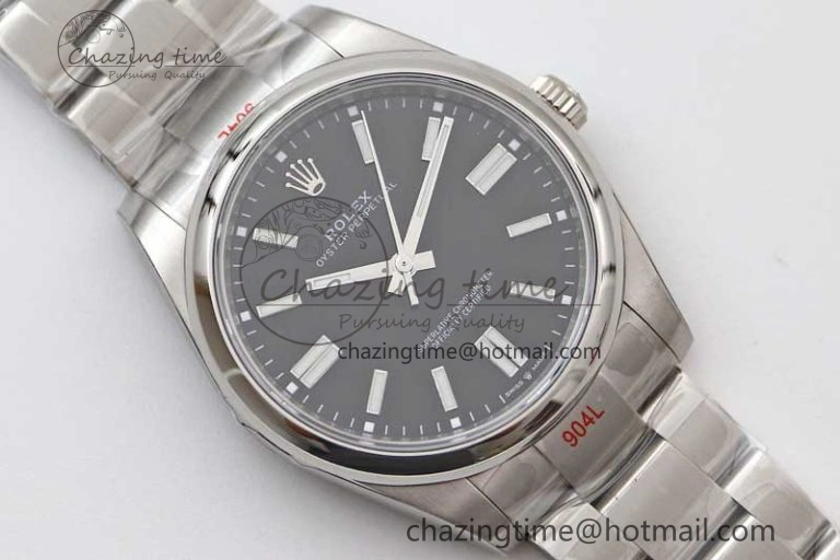 Oyster Perpetual 41mm 124300 EWF 1:1 Best Edition 904L Steel Black Dial on SS Bracelet A2824