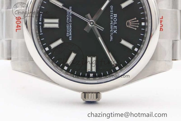 Oyster Perpetual 41mm 124300 EWF 1:1 Best Edition 904L Steel Black Dial on SS Bracelet A2824