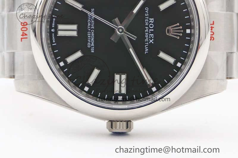 Oyster Perpetual 41mm 124300 EWF 1:1 Best Edition 904L Steel Black Dial on SS Bracelet A2824