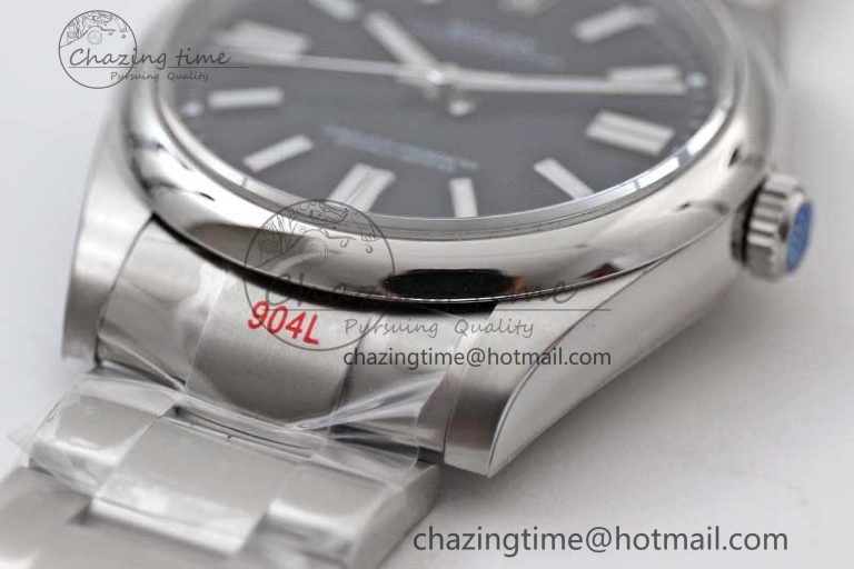 Oyster Perpetual 41mm 124300 EWF 1:1 Best Edition 904L Steel Black Dial on SS Bracelet A2824