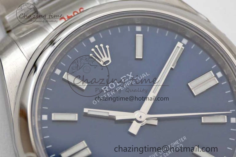 Oyster Perpetual 41mm 124300 EWF 1:1 Best Edition 904L Steel Blue Dial on SS Bracelet A2824