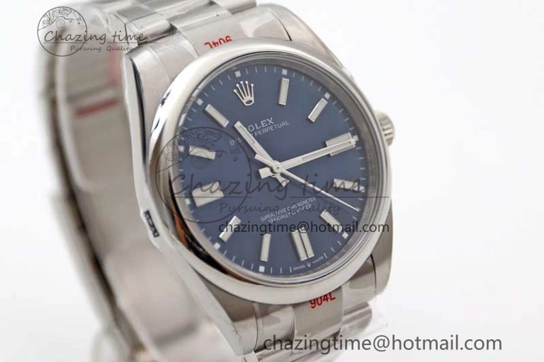 Oyster Perpetual 41mm 124300 EWF 1:1 Best Edition 904L Steel Blue Dial on SS Bracelet A2824