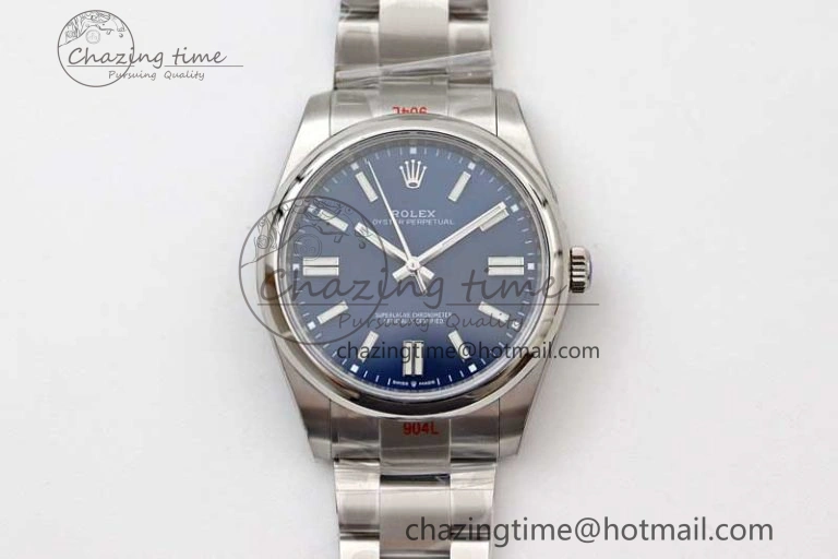 Oyster Perpetual 41mm 124300 EWF 1:1 Best Edition 904L Steel Blue Dial on SS Bracelet A2824