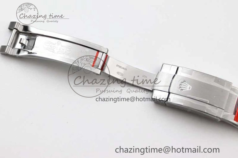 Oyster Perpetual 41mm 124300 EWF 1:1 Best Edition 904L Steel Red Dial on SS Bracelet A2824