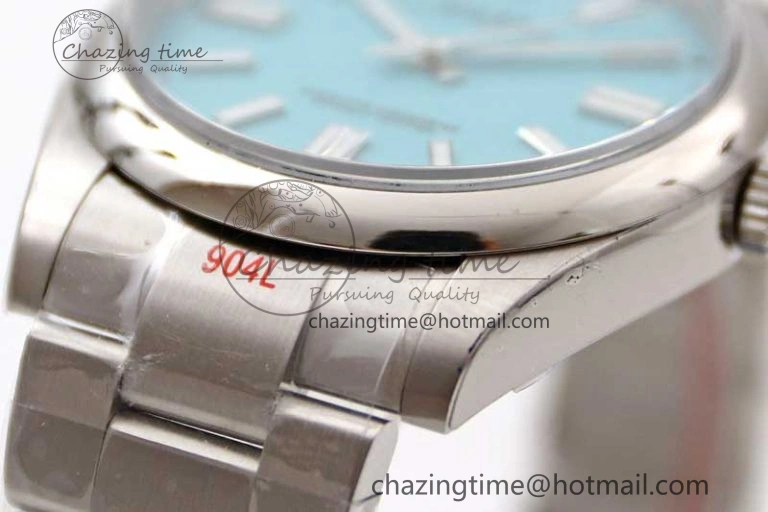 Oyster Perpetual 41mm 124300 EWF 1:1 Best Edition 904L Steel Tiffany Blue Dial on SS Bracelet A2824