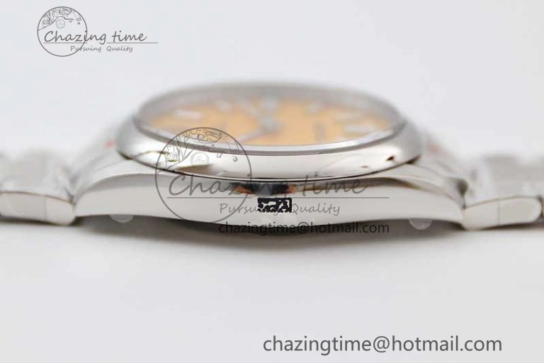 Oyster Perpetual 41mm 124300 EWF 1:1 Best Edition 904L Steel Yellow Dial on SS Bracelet A2824
