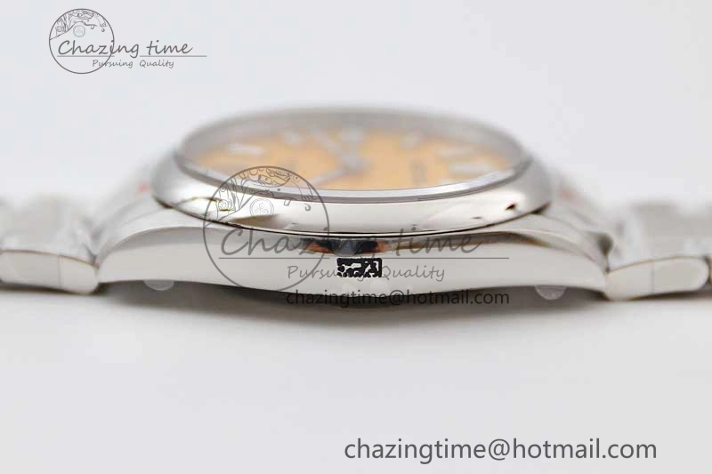 Oyster Perpetual 41mm 124300 EWF 1:1 Best Edition 904L Steel Yellow Dial on SS Bracelet A2824