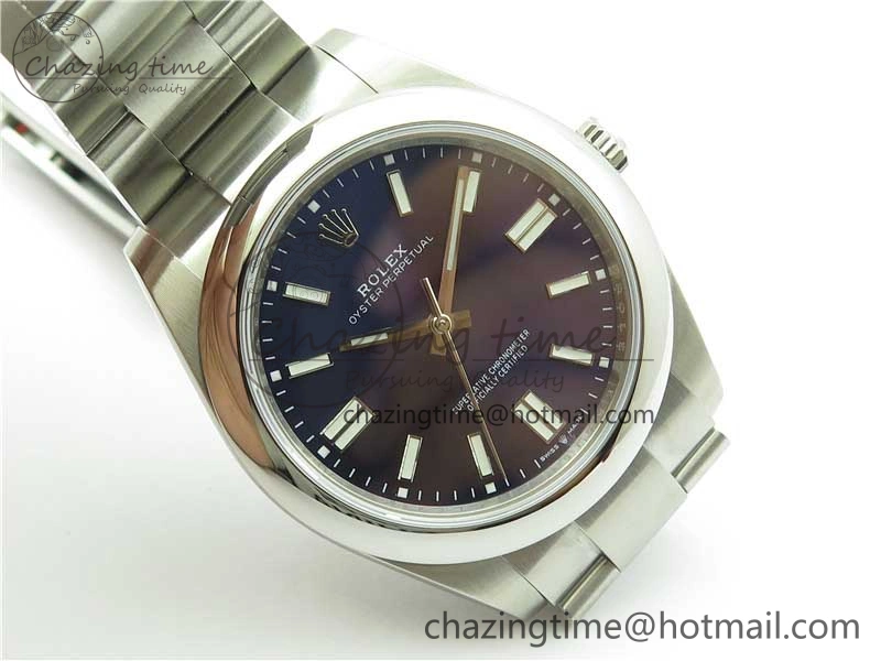 Oyster Perpetual 41mm 124300 EWF Best Edition Deep Blue Dial on SS Bracelet A3230