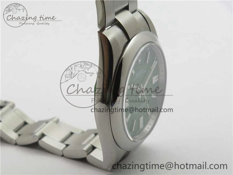 Oyster Perpetual 41mm 124300 EWF Best Edition Green Dial on SS Bracelet A3230