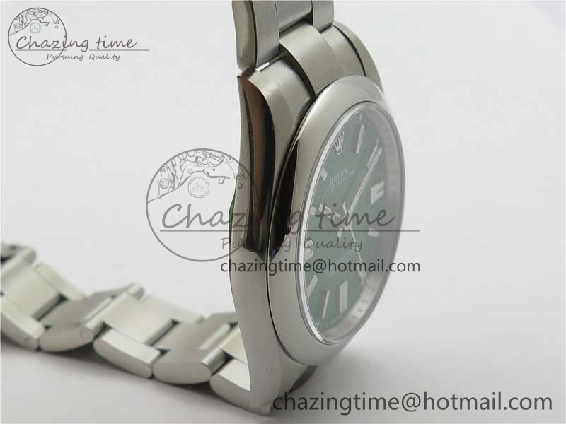 Oyster Perpetual 41mm 124300 EWF Best Edition Green Dial on SS Bracelet A3230