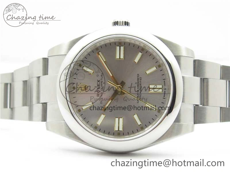 Oyster Perpetual 41mm 124300 EWF Best Edition Silver Dial on SS Bracelet A3230