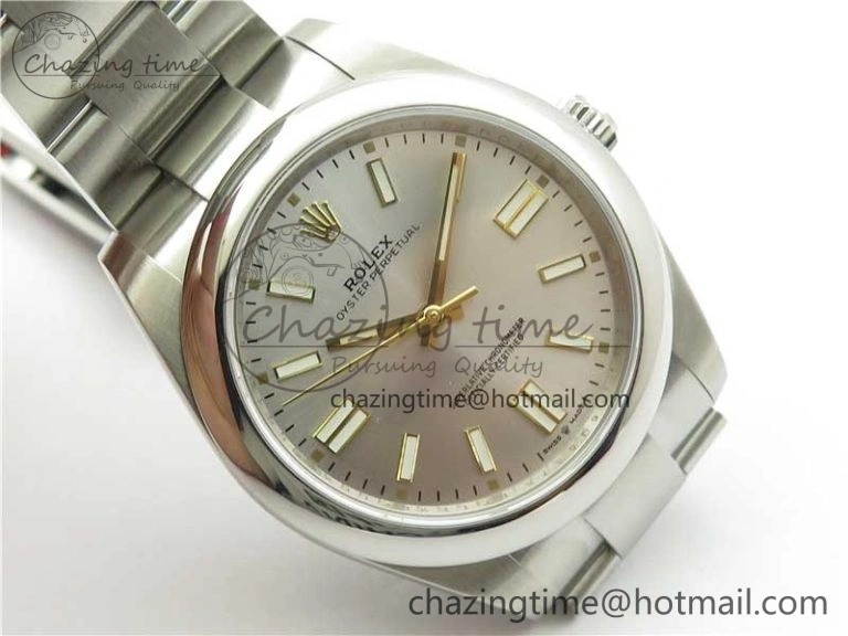 Oyster Perpetual 41mm 124300 EWF Best Edition Silver Dial on SS Bracelet A3230