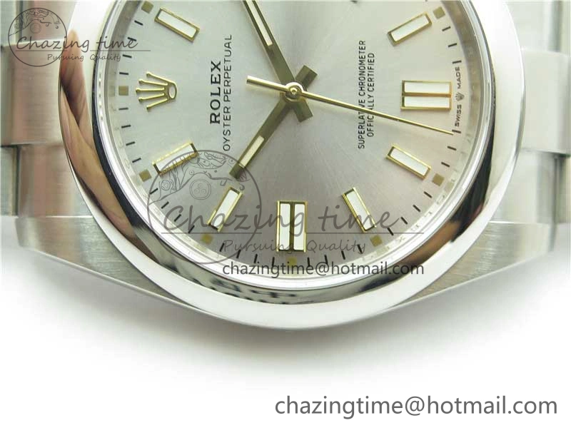 Oyster Perpetual 41mm 124300 EWF Best Edition Silver Dial on SS Bracelet A3230