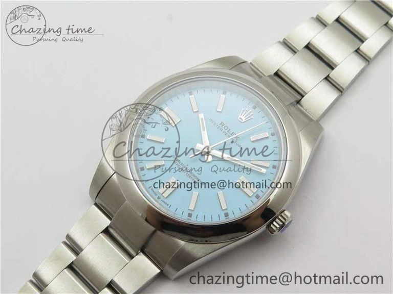 Oyster Perpetual 41mm 124300 EWF Best Edition Tiffany Blue Dial on SS Bracelet A3230