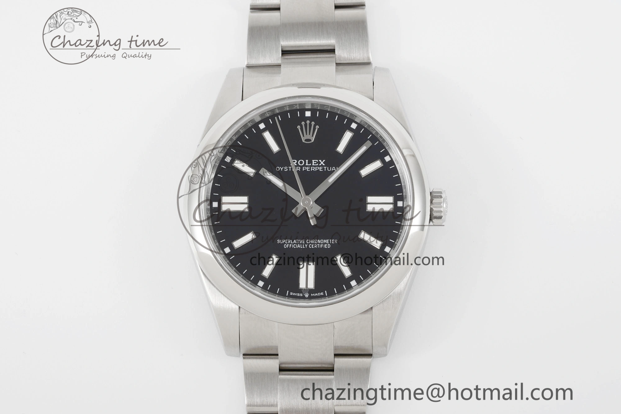 Oyster Perpetual 41mm 124300 KING 1:1 Best Edition 904L Steel Black Dial on SS Bracelet VR3230
