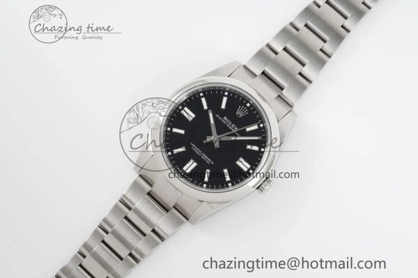 Oyster Perpetual 41mm 124300 KING 1:1 Best Edition 904L Steel Black Dial on SS Bracelet VR3230