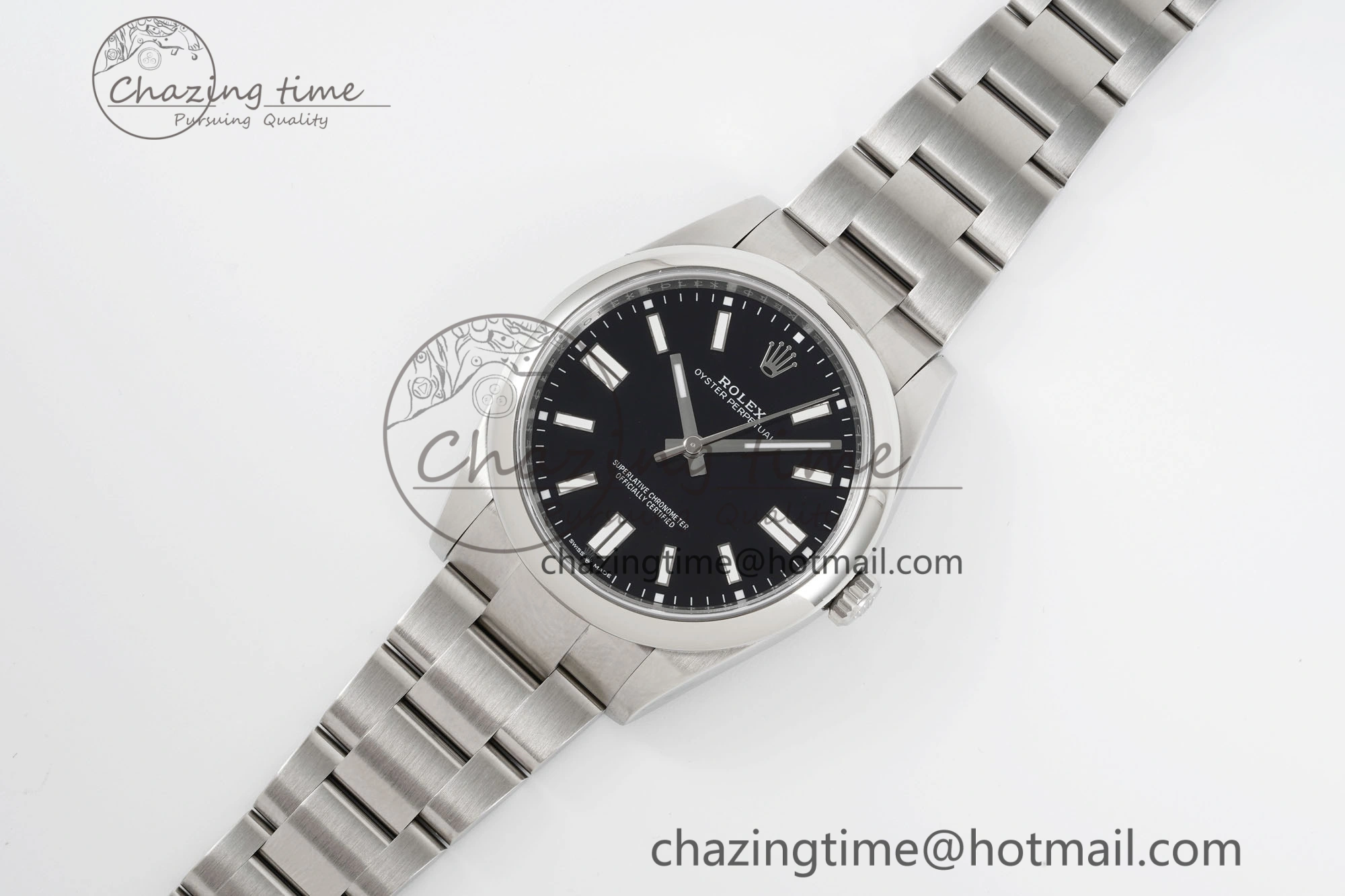 Oyster Perpetual 41mm 124300 KING 1:1 Best Edition 904L Steel Black Dial on SS Bracelet VR3230