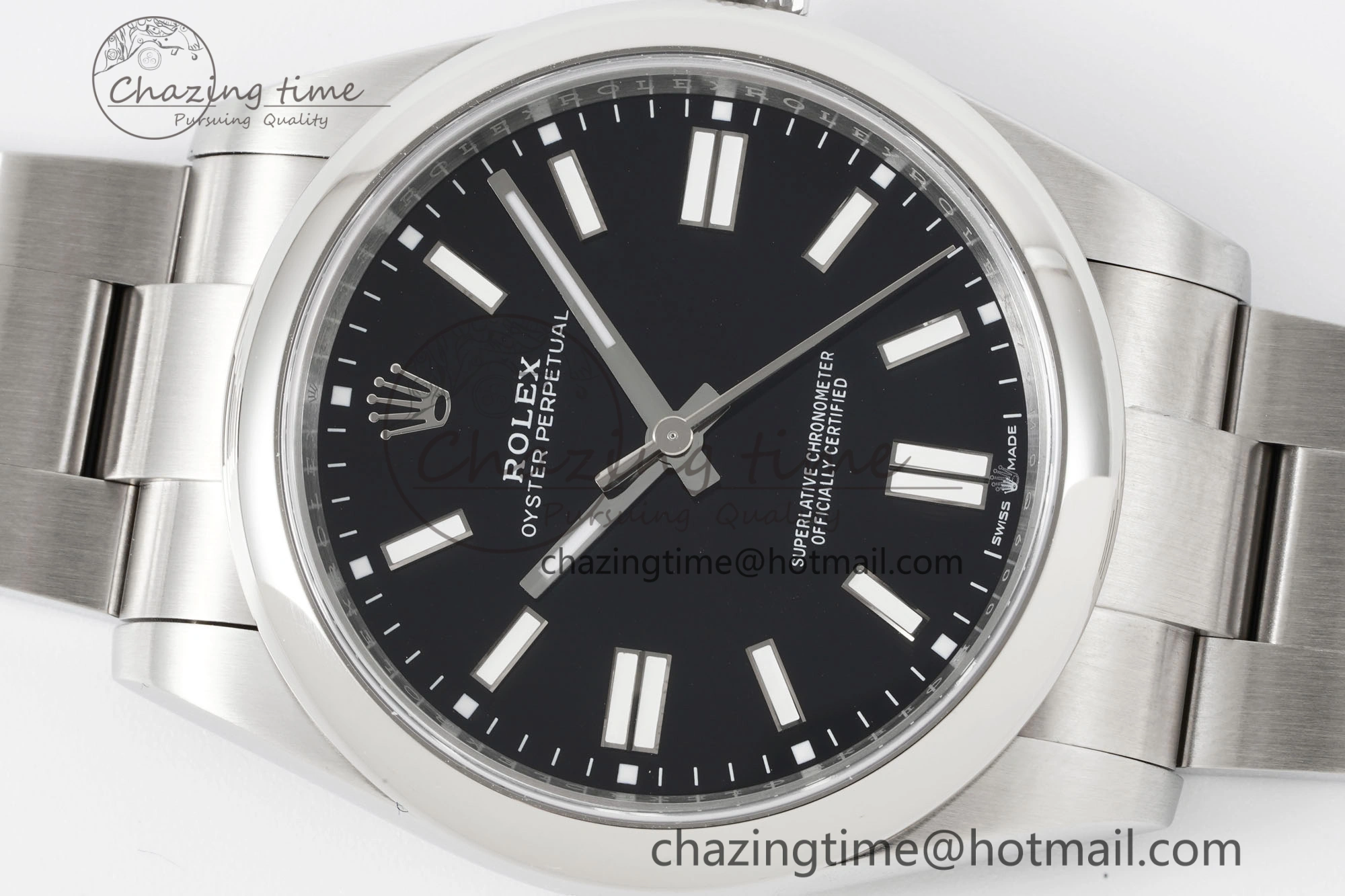 Oyster Perpetual 41mm 124300 KING 1:1 Best Edition 904L Steel Black Dial on SS Bracelet VR3230