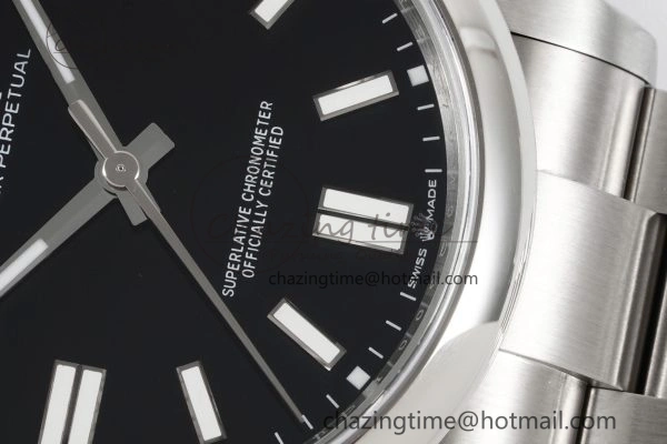Oyster Perpetual 41mm 124300 KING 1:1 Best Edition 904L Steel Black Dial on SS Bracelet VR3230