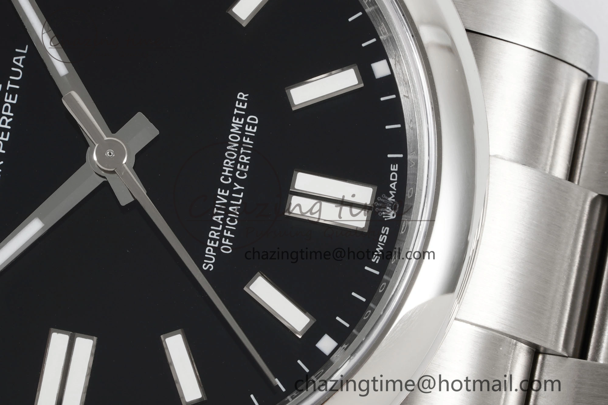 Oyster Perpetual 41mm 124300 KING 1:1 Best Edition 904L Steel Black Dial on SS Bracelet VR3230