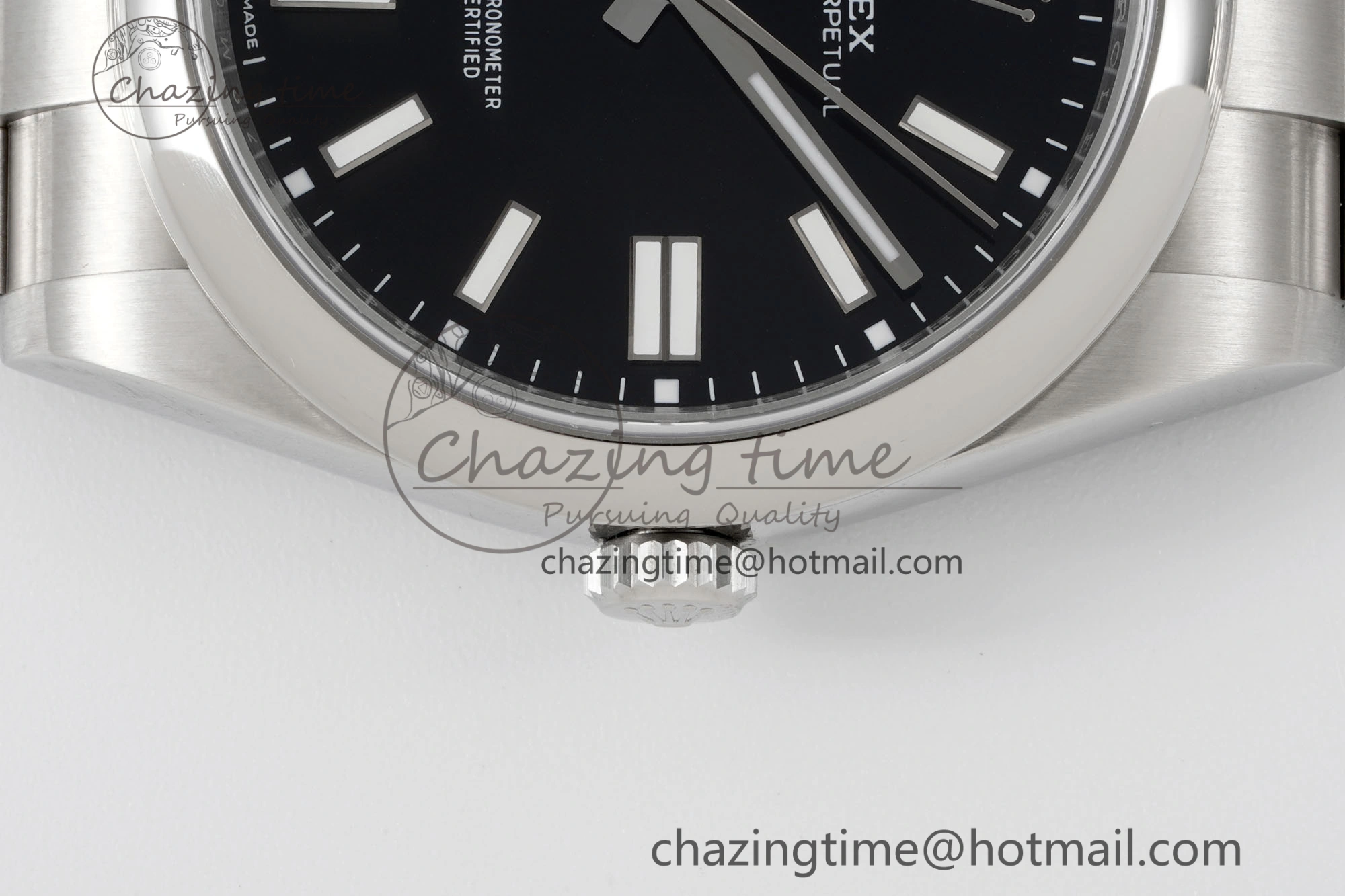 Oyster Perpetual 41mm 124300 KING 1:1 Best Edition 904L Steel Black Dial on SS Bracelet VR3230