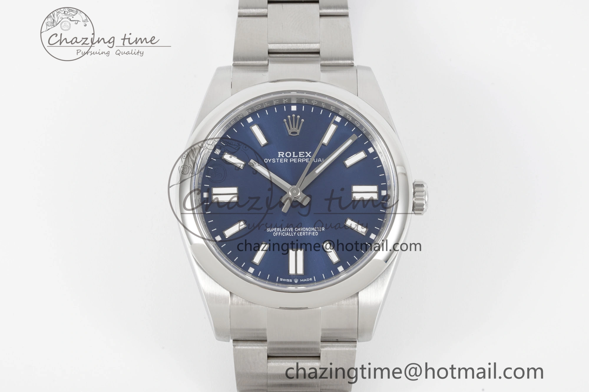 Oyster Perpetual 41mm 124300 KING 1:1 Best Edition 904L Steel Blue Dial on SS Bracelet VR3230