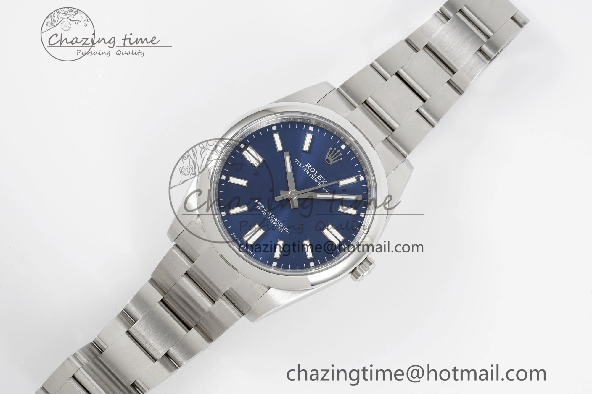 Oyster Perpetual 41mm 124300 KING 1:1 Best Edition 904L Steel Blue Dial on SS Bracelet VR3230