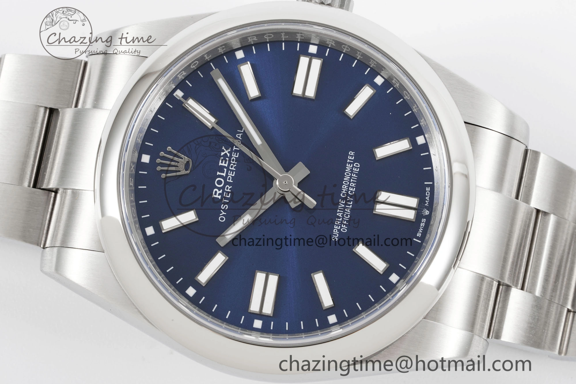 Oyster Perpetual 41mm 124300 KING 1:1 Best Edition 904L Steel Blue Dial on SS Bracelet VR3230
