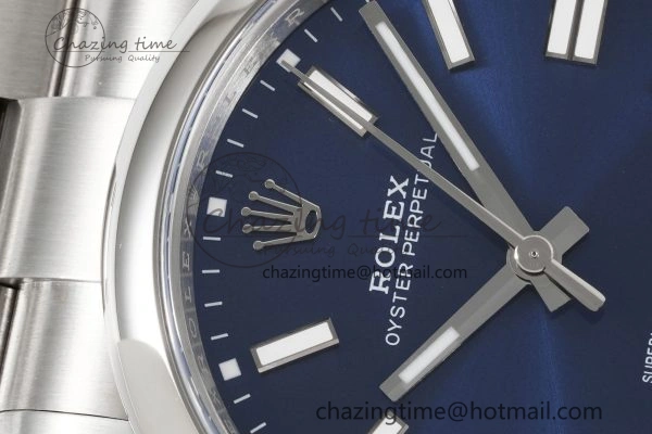 Oyster Perpetual 41mm 124300 KING 1:1 Best Edition 904L Steel Blue Dial on SS Bracelet VR3230
