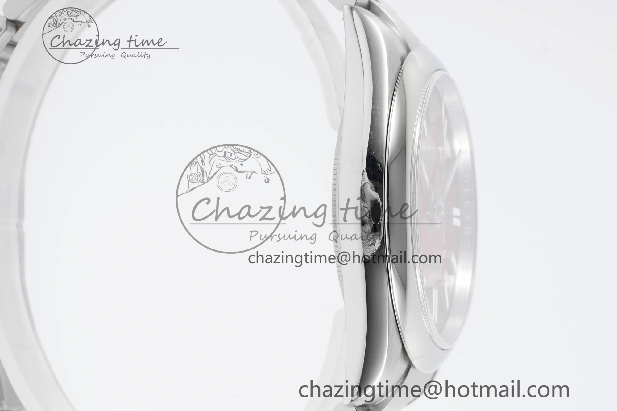 Oyster Perpetual 41mm 124300 KING 1:1 Best Edition 904L Steel Red Dial on SS Bracelet VR3230