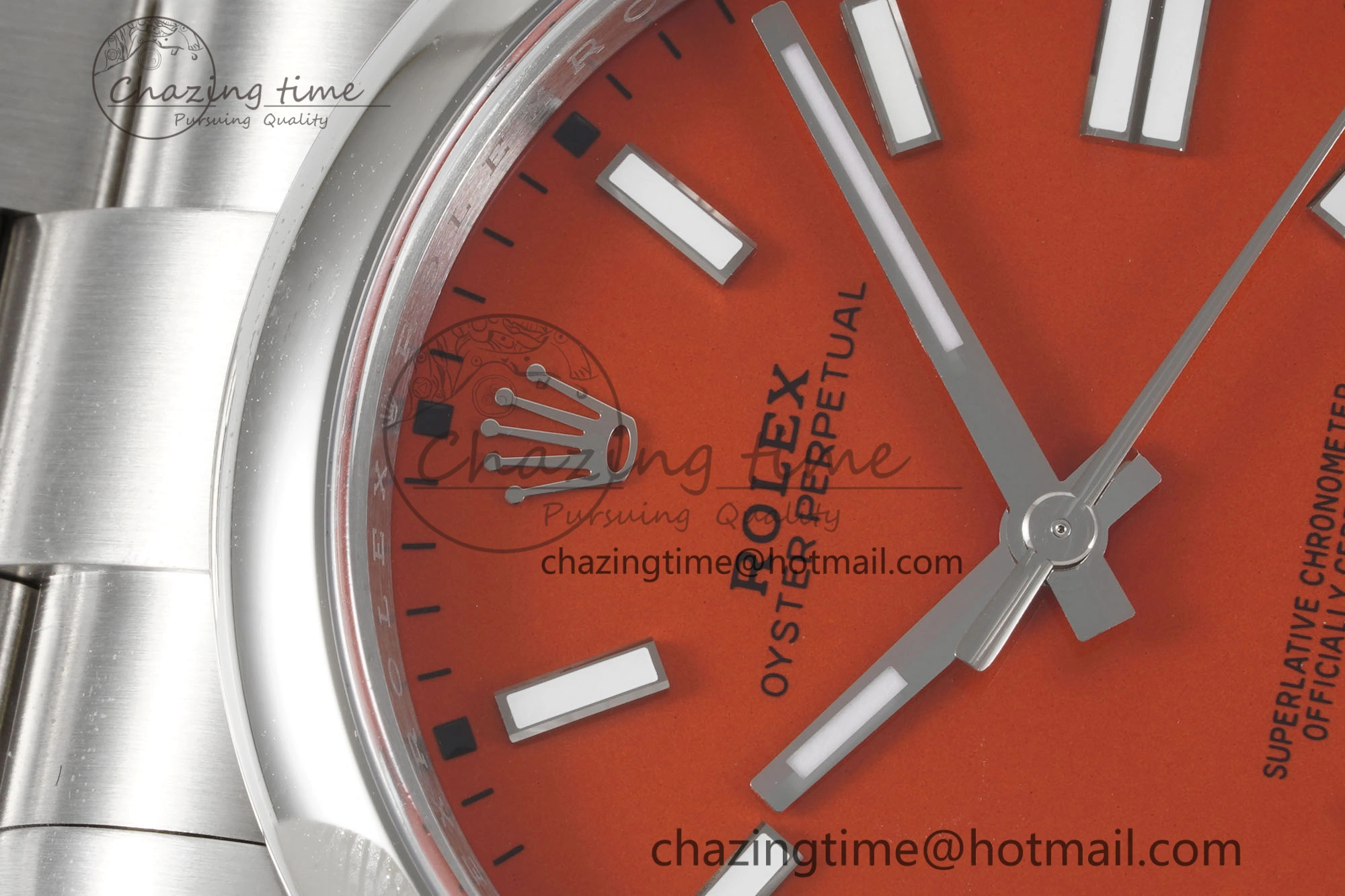 Oyster Perpetual 41mm 124300 KING 1:1 Best Edition 904L Steel Red Dial on SS Bracelet VR3230