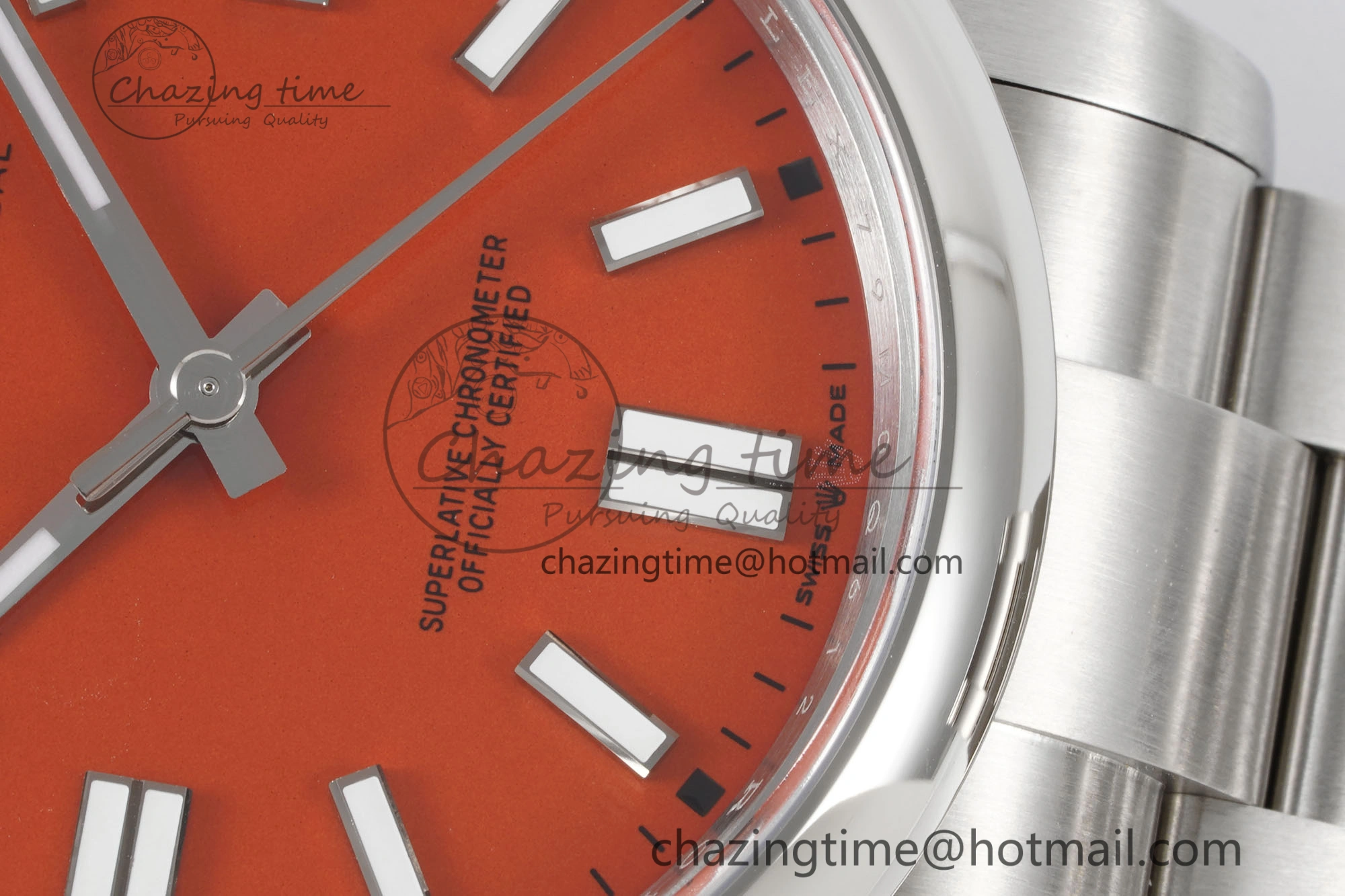 Oyster Perpetual 41mm 124300 KING 1:1 Best Edition 904L Steel Red Dial on SS Bracelet VR3230