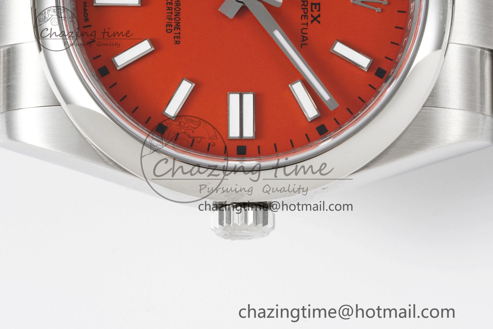Oyster Perpetual 41mm 124300 KING 1:1 Best Edition 904L Steel Red Dial on SS Bracelet VR3230