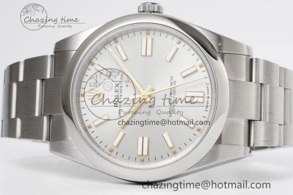 Oyster Perpetual 41mm 124300 KING 1:1 Best Edition 904L Steel Silver Dial on SS Bracelet VR3230