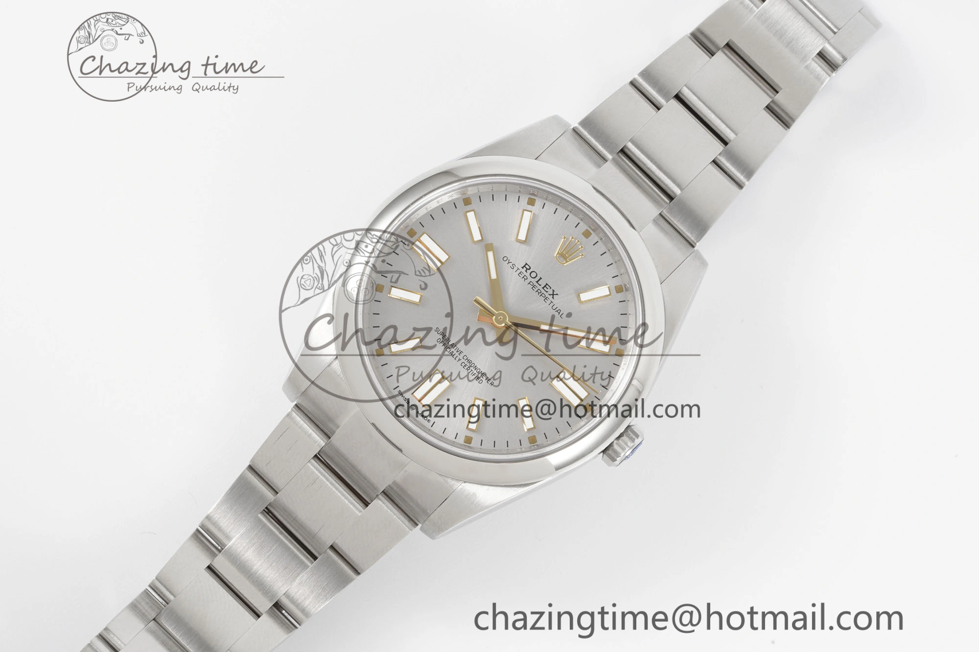 Oyster Perpetual 41mm 124300 KING 1:1 Best Edition 904L Steel Silver Dial on SS Bracelet VR3230