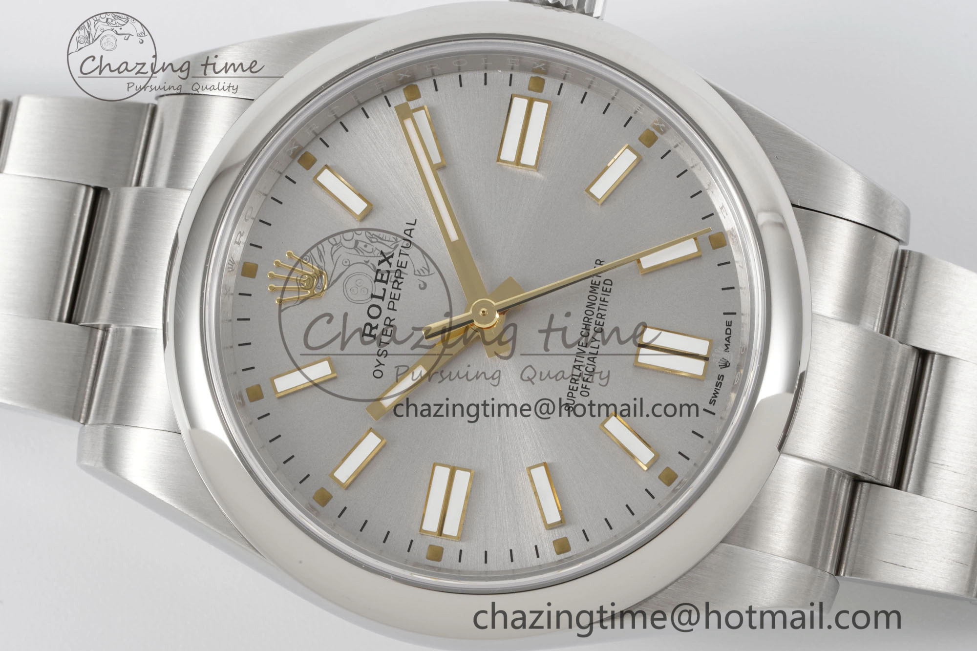 Oyster Perpetual 41mm 124300 KING 1:1 Best Edition 904L Steel Silver Dial on SS Bracelet VR3230