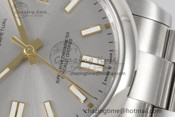 Oyster Perpetual 41mm 124300 KING 1:1 Best Edition 904L Steel Silver Dial on SS Bracelet VR3230