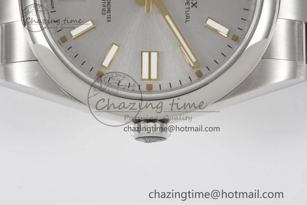 Oyster Perpetual 41mm 124300 KING 1:1 Best Edition 904L Steel Silver Dial on SS Bracelet VR3230