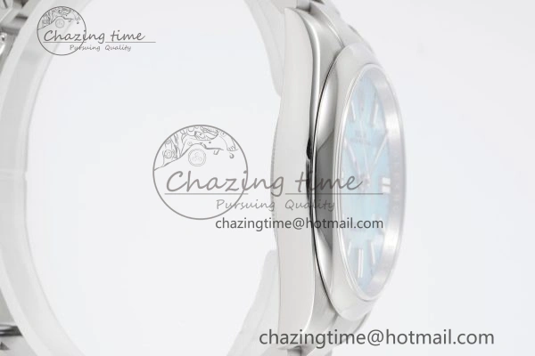 Oyster Perpetual 41mm 124300 KING 1:1 Best Edition 904L Steel Tiffany Blue Dial on SS Bracelet VR3230