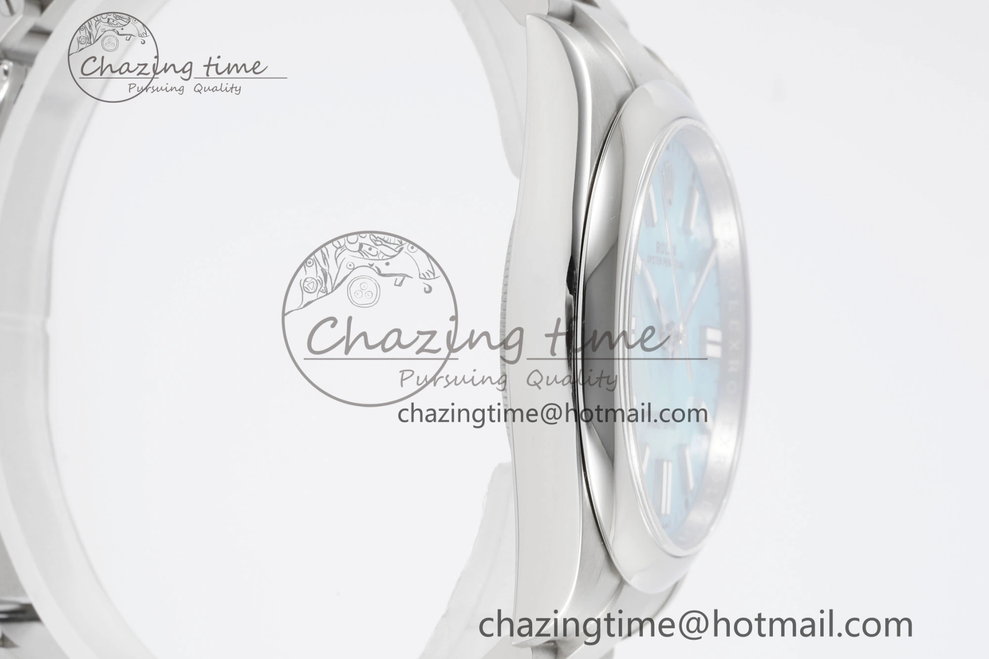 Oyster Perpetual 41mm 124300 KING 1:1 Best Edition 904L Steel Tiffany Blue Dial on SS Bracelet VR3230