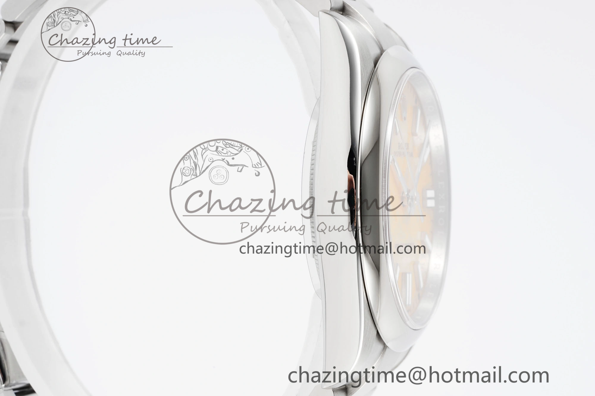 Oyster Perpetual 41mm 124300 KING 1:1 Best Edition 904L Steel Yellow Dial on SS Bracelet VR3230