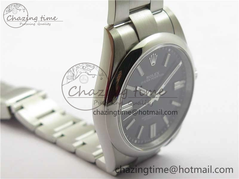 Oyster Perpetual 41mm 124300 ROF 1:1 Best Edition 904L Steel Black Dial on SS Bracelet A2824
