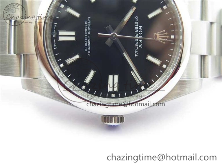 Oyster Perpetual 41mm 124300 ROF 1:1 Best Edition 904L Steel Black Dial on SS Bracelet A2824