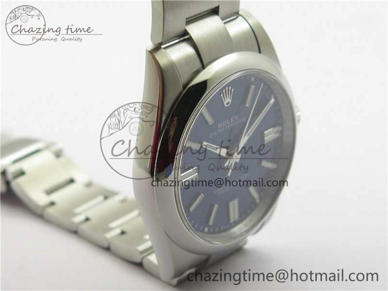 Oyster Perpetual 41mm 124300 ROF 1:1 Best Edition 904L Steel Dark Blue Dial on SS Bracelet A2824
