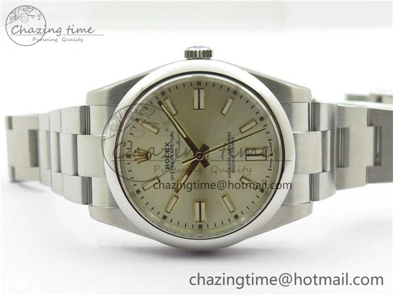 Oyster Perpetual 41mm 124300 ROF 1:1 Best Edition 904L Steel Silver Dial on SS Bracelet A2824